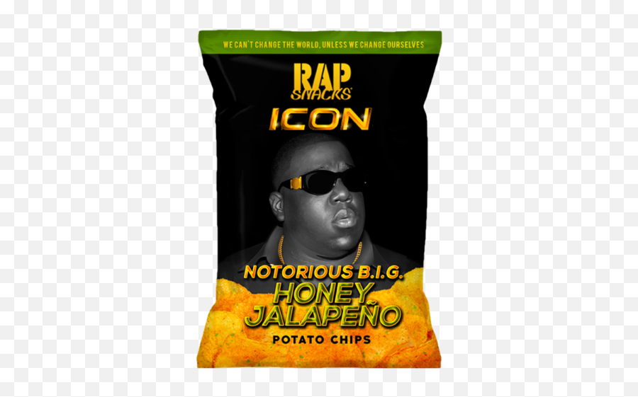 Icon - Rap Snacks Notorious Big Honey Jalapeno 28g Png,Rapper Icon