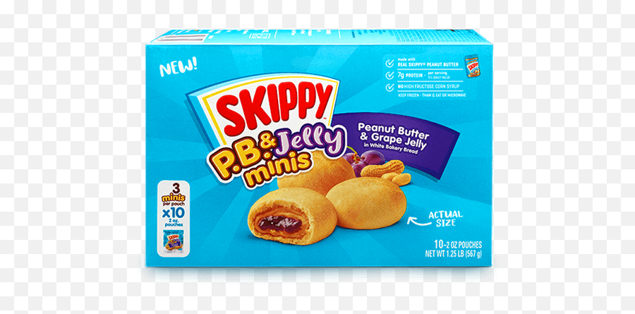 Pb U0026 Jelly Minis - Skippy Brand Peanut Butter Skippy Pb Grape Jelly Minis Png,Peanut Butter Jelly Time Aim Icon