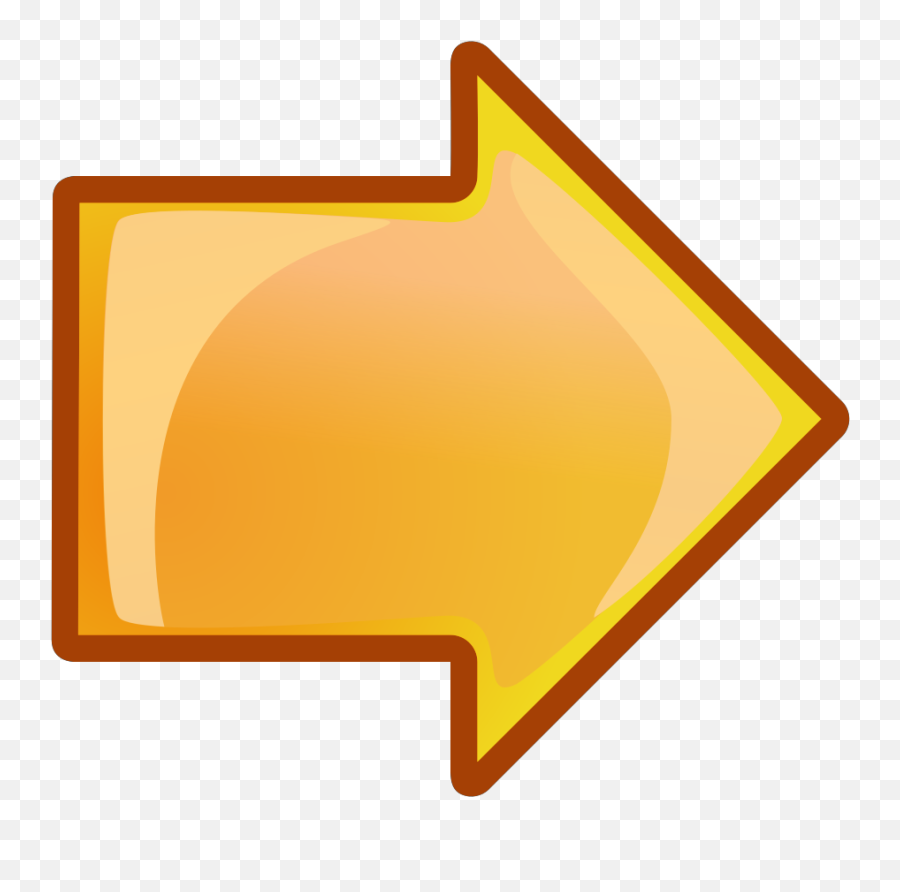 Orange Next Arrow Clip Art - Horizontal Png,Next Icon Jpg