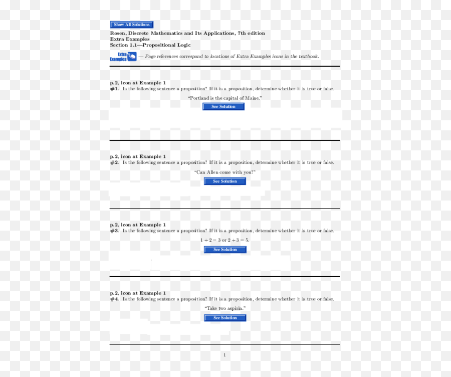 Rosen Discrete Mathematics And Its Applications 7th - Vertical Png,1/2 Icon