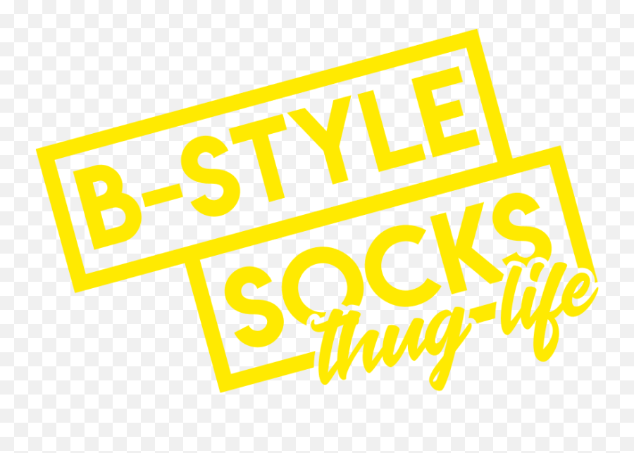 B - Style Ankle Socks Thug Life Calligraphy Png,Thug Life Logo