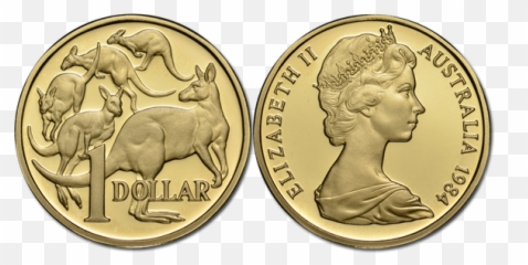 The Value Of A Dollar - Ronald Reagan Gold Coin png