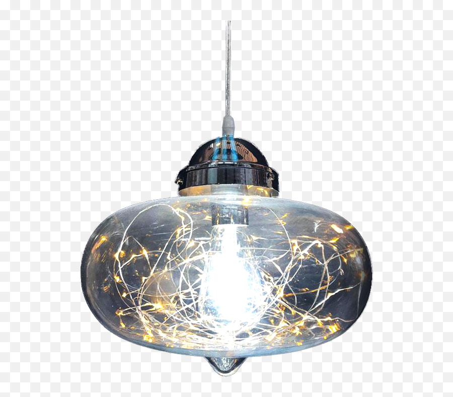 Baffle - Adjustable Bauble Pendant Light W Fairy String Lights Inside Ceiling Fixture Png,String Light Png
