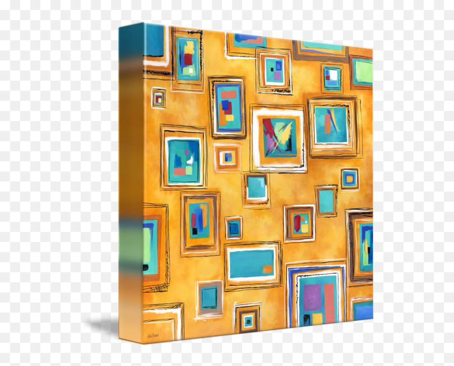 Abstract Painted Squares - Modern Square Paintings Rectangles Png,Modern Wood Twitter Icon 24x24 Png