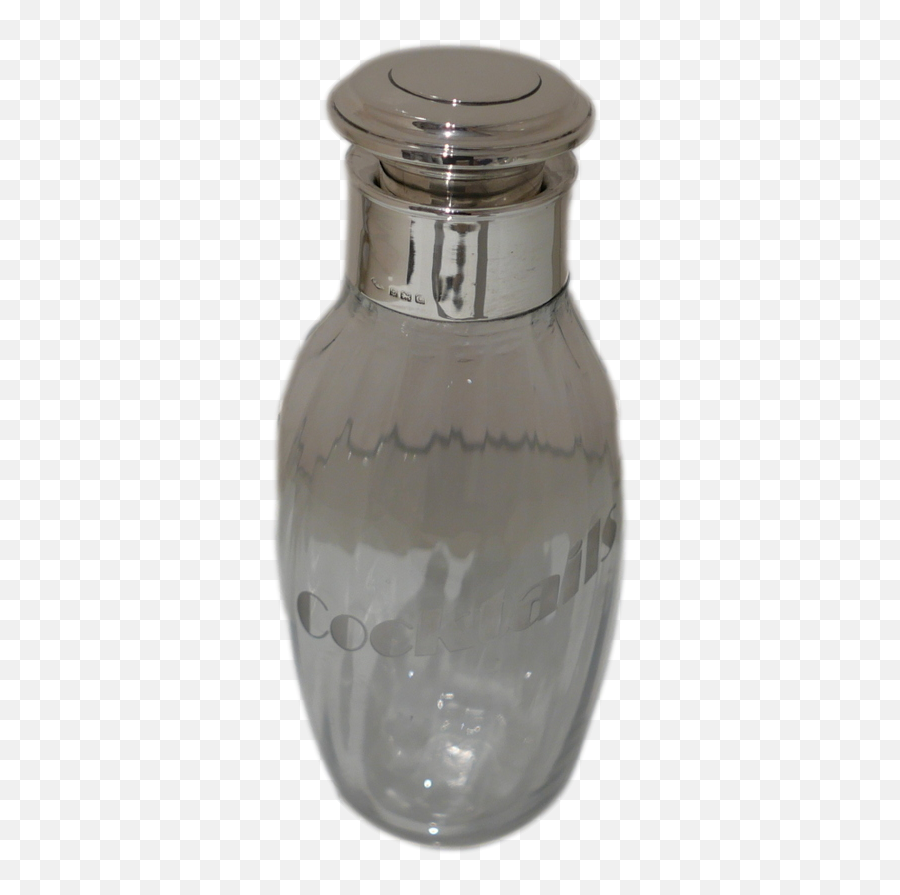 Early 20th Century George V Sterling Silver U0026 Glass Cocktail - Cylinder Png,Cocktail Shaker Icon