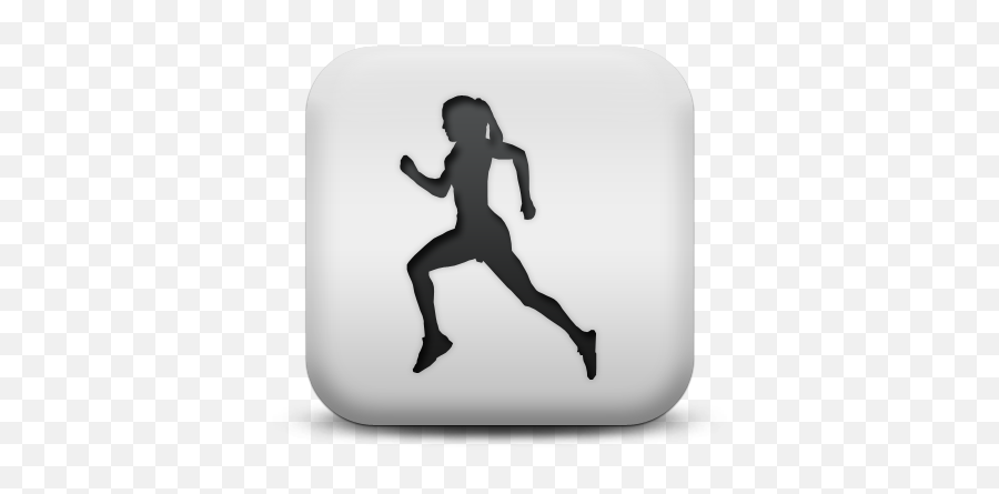The Female Runner Computer Icons Running Clip Art - Creative Female Runner Cartoon Png,Run Icon