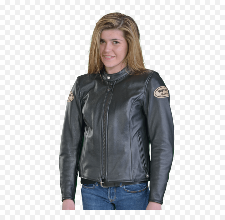 Ladies Drifter Leather Motorcycle Jacket - Long Sleeve Png,Icon 1000 Hood Jacket