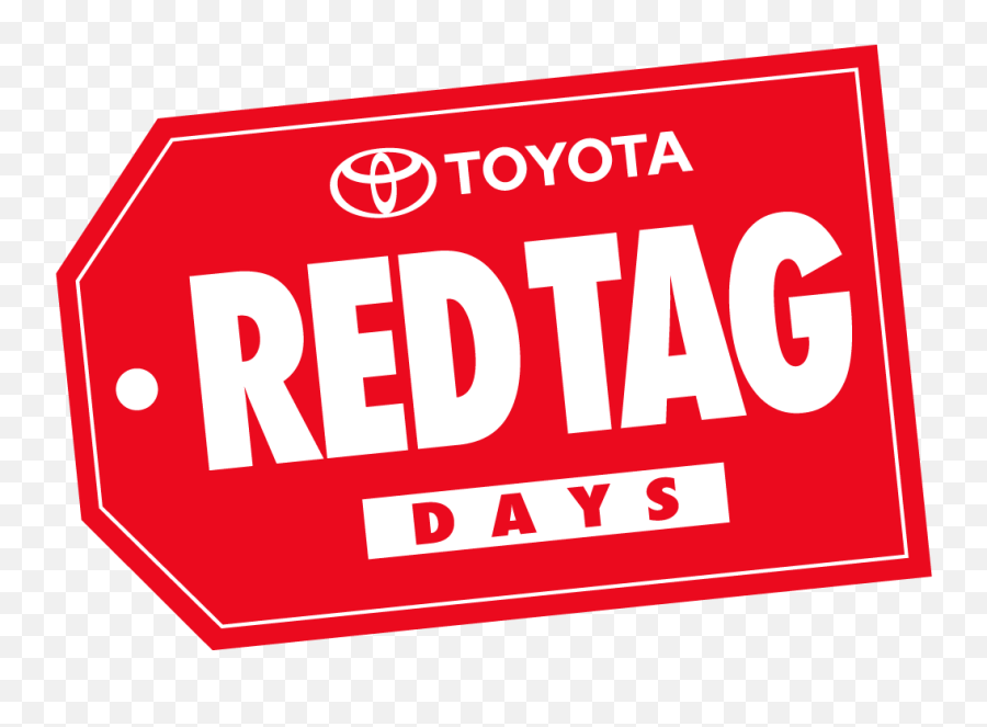 Redtag - Toyota Png,Red Tag Png