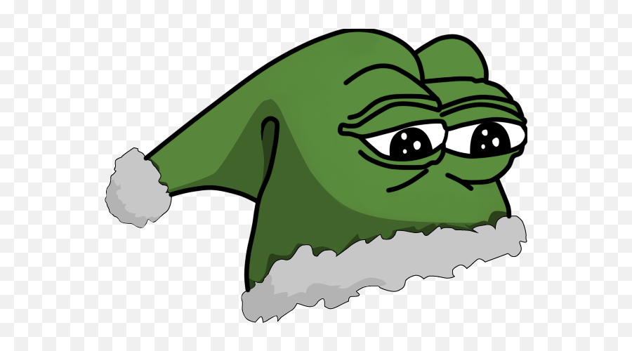Pepe Frog Sad Transparent - Pepe Hat Transparent Full Size Stupid Christmas Hats Png,Pepe Frog Png