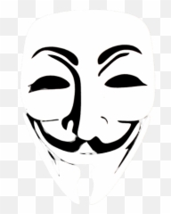 Fawkes Mask Png Images Download Transparent - Anonymous Logo Mask