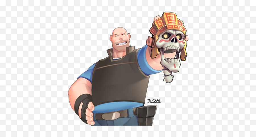 The Crowned Curse Heavy Team Fortress 2 Sprays - Zombie Png,Tf2 Heavy Icon