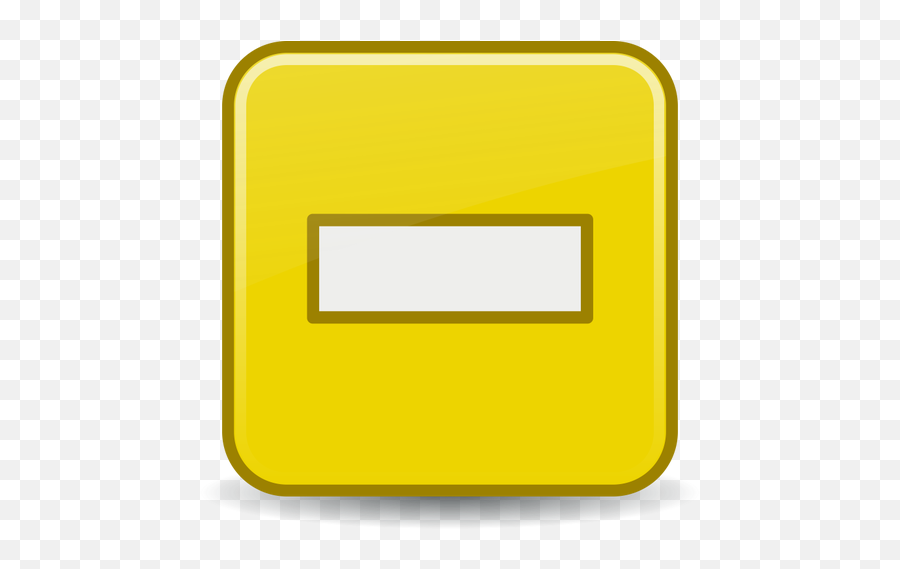 Yellow Graphics Of Computer Button - Minus Public Domain Horizontal Png,Yellow Discord Icon