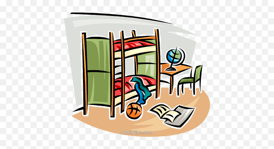Bunk Bed - Kids Clean Room Clipart Png,Bed Clipart Png
