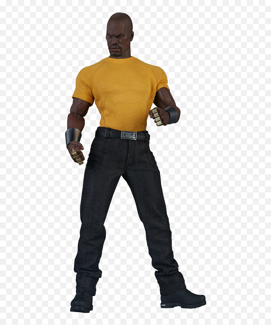 Luke Cage Sixth Scale Figure - Luke Cage Figure Png,Luke Cage Png