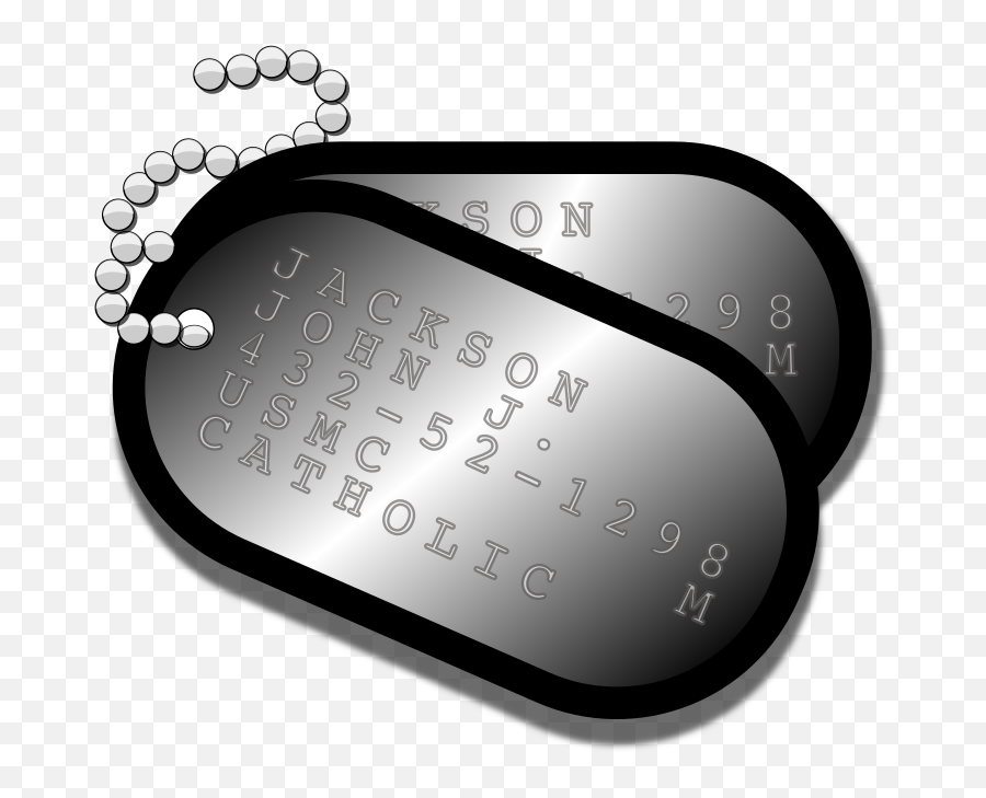 Download Free Png Military Dog Tags - Dog Tag Clip Art,Dog Tags Png