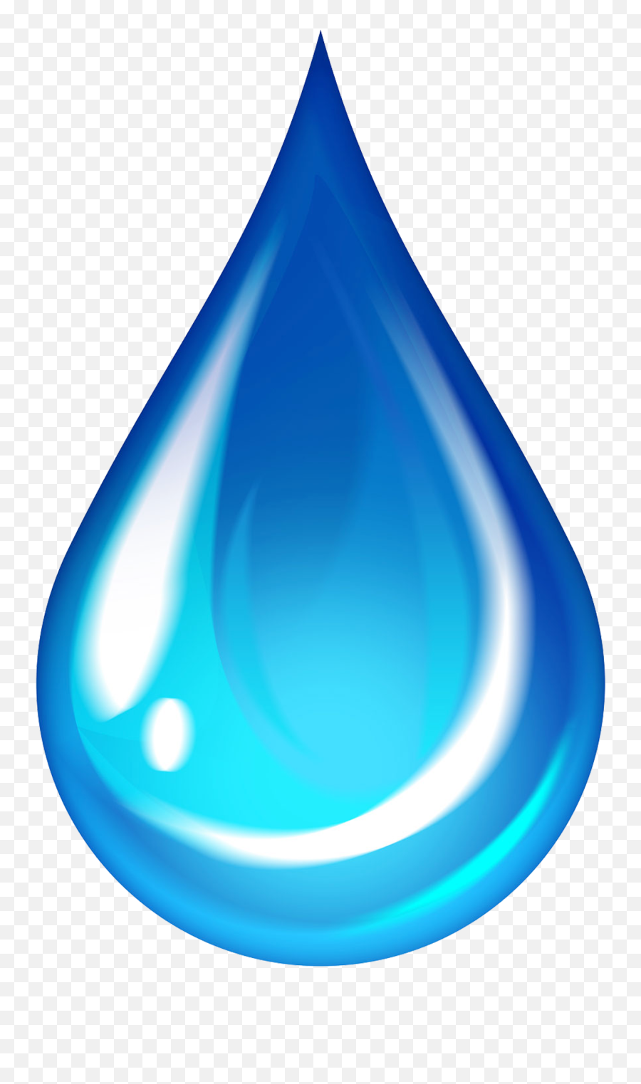 Download Hd Water Drop Symbol Clipart - Flowing Water Clip Art Png,Water Drop Logo