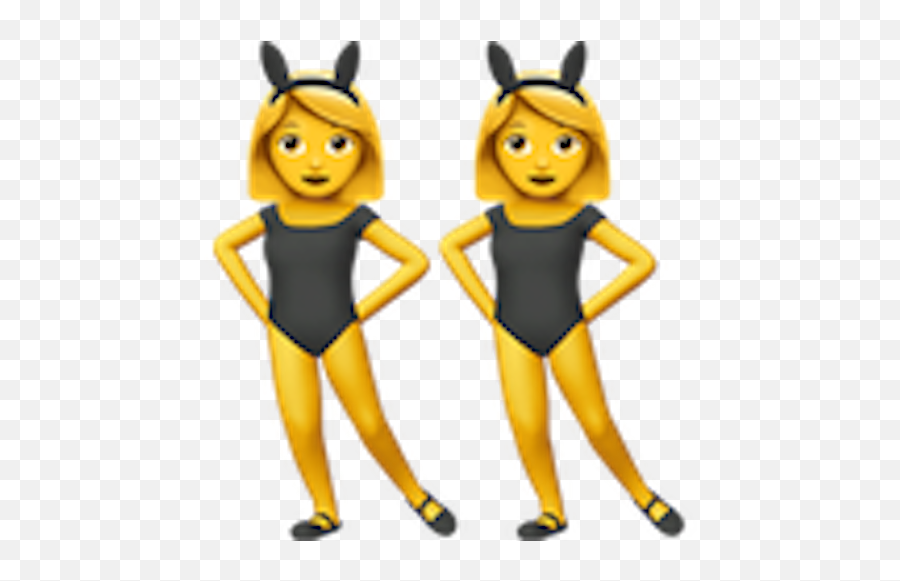 Emojis Orelhas De Coelho Meninas - Dancing Girls Emoji Png,Omg Emoji Png