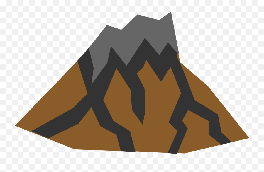 Mountain Clipart Volcano Transparent Free - Clip Art Dormant Volcano Png,Mountain Clipart Png