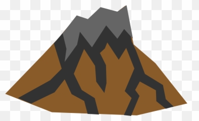 Mountain Clipart Volcano Transparent Free - Clip Art Dormant Volcano png
