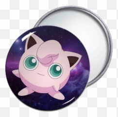 Jigglypuff Round Pocket Mirror - Pokemon Jigglypuff Png,Jigglypuff Png