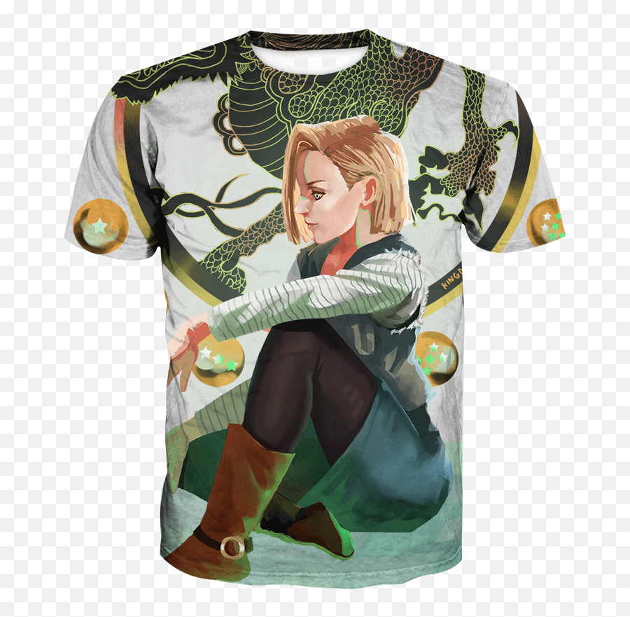 Dragon Ball Android 18 Anime Hoodie - Anime Clothing And Hoodies Girl Png,Android 18 Png