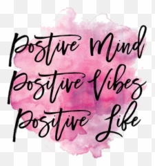 Positive Vibes Sayings Life Mind Png Transparent Dog Clipart