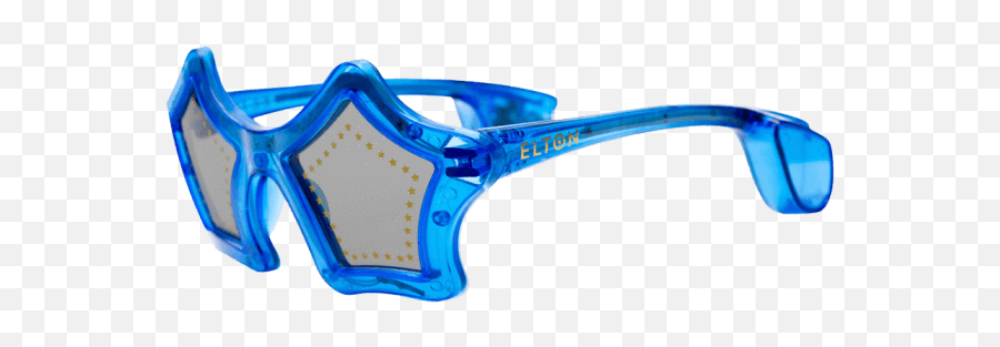 Blue Star Light Up Glasses U2013 Elton John Official Store - Plastic Png,Blue Star Png