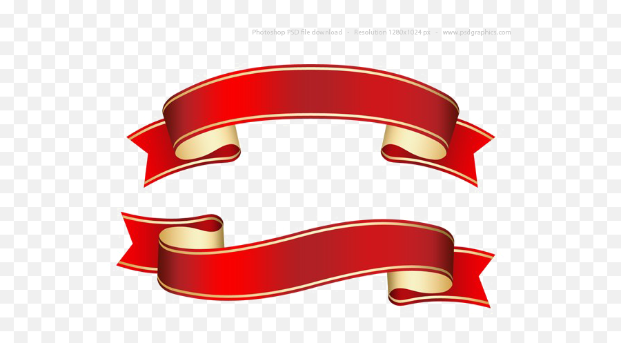 Red Ribbon Png Background Image Arts - Red Ribbon Banner,Red Ribbon Transparent Background