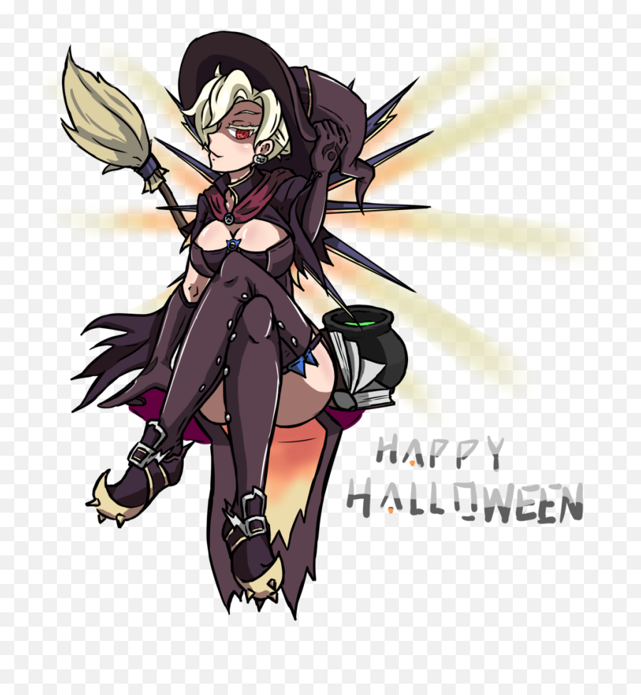 Witch Mercy - Cartoon Png,Overwatch Mercy Png