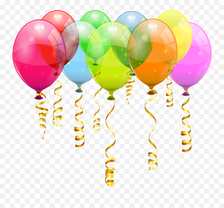 Birthday Balloon Clipart Png - Birthday Balloons Clipart Png,Balloons Clipart Png