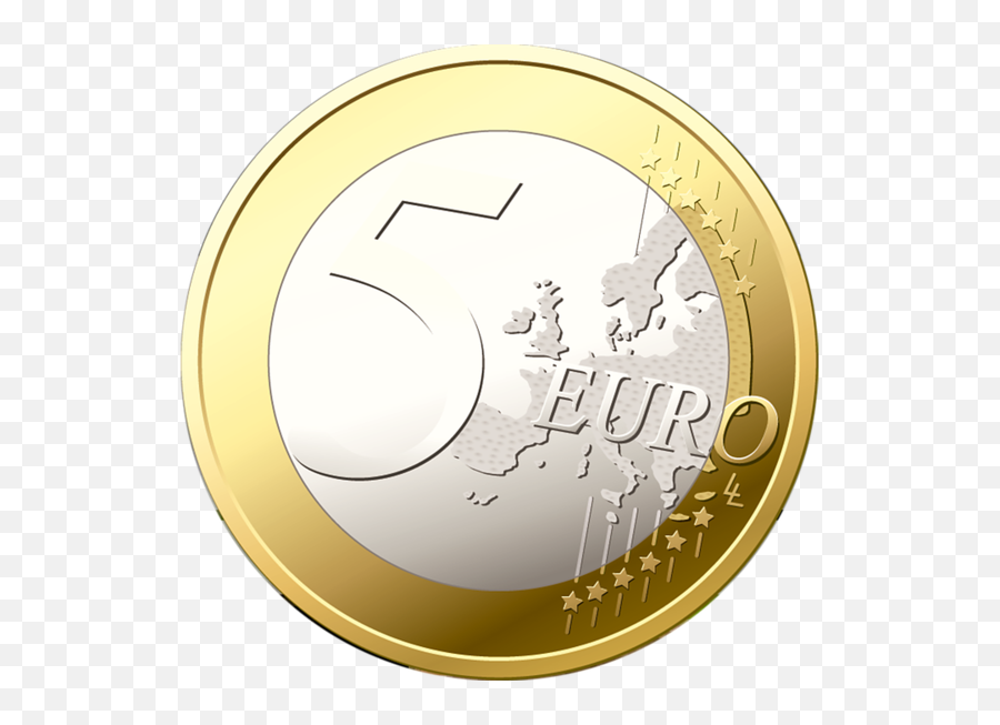 Money Face Emoji - Coin Of 5 Euro Png,Money Face Emoji Png