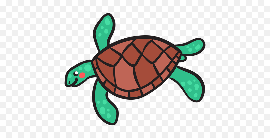 Transparent Png Svg Vector File - Transparent Cartoon Turtle Swimming,Turtle Png