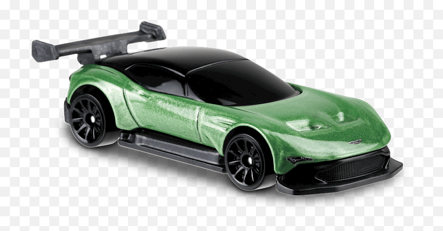 Aston Martin Vulcan In Green Hw Exotics Car Collector Png Hotwheels