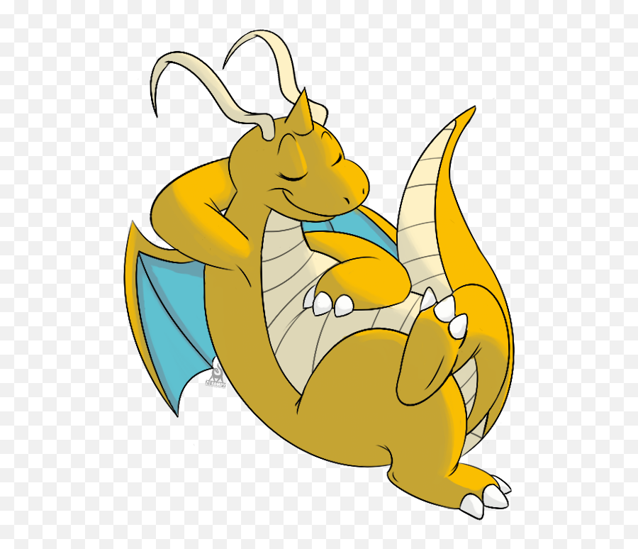 2woh Lazy Dragonite U2014 Weasyl - Cartoon Png,Dragonite Png
