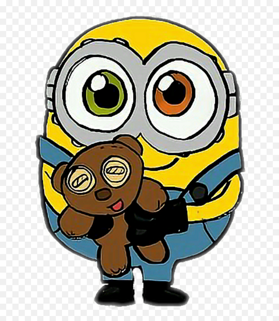 Minion Clipart Picsart Png Transparent - Full Size Minion Drawing Easy,Minion Png