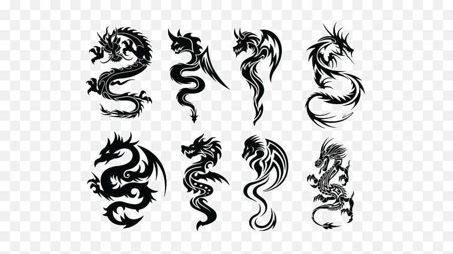 Download Tattoo Paper Chinese Dragon - Dragon Tattoo Drawing On Paper Png,Dragon Tattoo Transparent