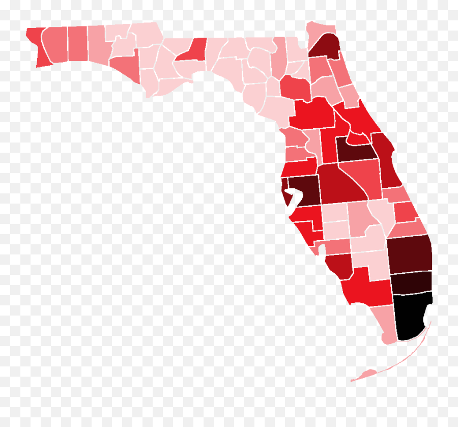 Download All Counties Of Florida Png Image With No - Florida Covid Cases,Florida Png