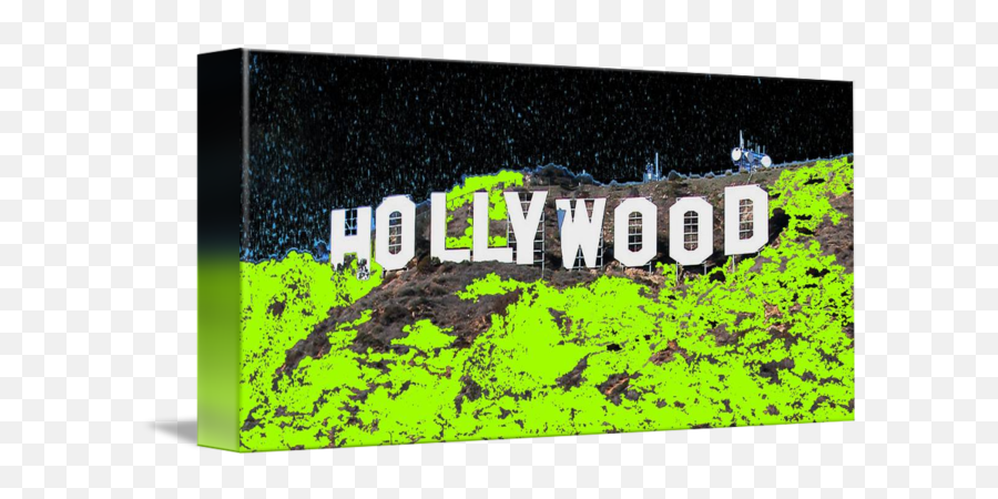 Hollywood Sign By Samuel Veta - Hollywood Sign Png,Hollywood Sign Png