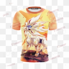 Pokemon Solgaleo Unisex 3d T - Shirt Otakuranger Solgaleo Hoodie Png,Solgaleo Png