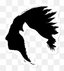 Reprints White Wolf Stickers Design By Humans - Indian Silhouette With png