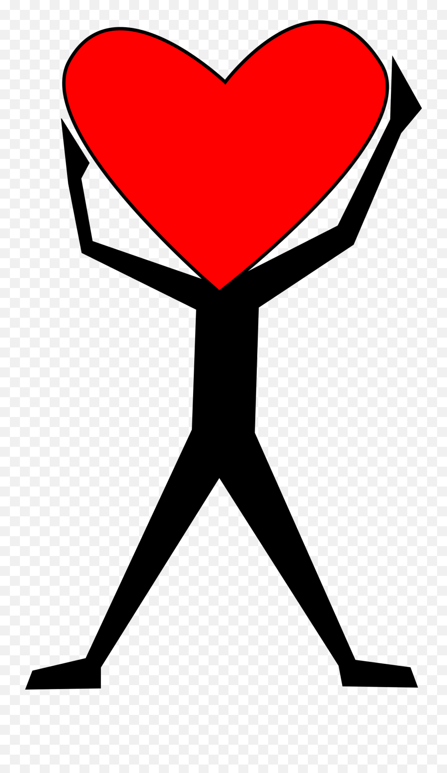 Heart Clipart Man Transparent Free For Download - Clip Art Heart Person Png,Heart Clipart Png