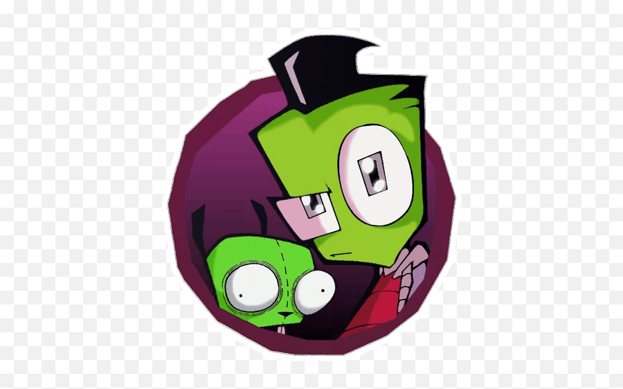 Invader Zimu201d Stickers Set For Telegram - We Re Perfectly Normal Png,Invader Zim Png