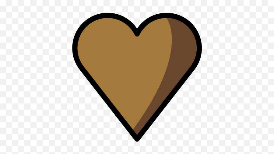 Brown Heart - Emoji Meanings U2013 Typographyguru Clip Art Png,Transparent Heart Emojis