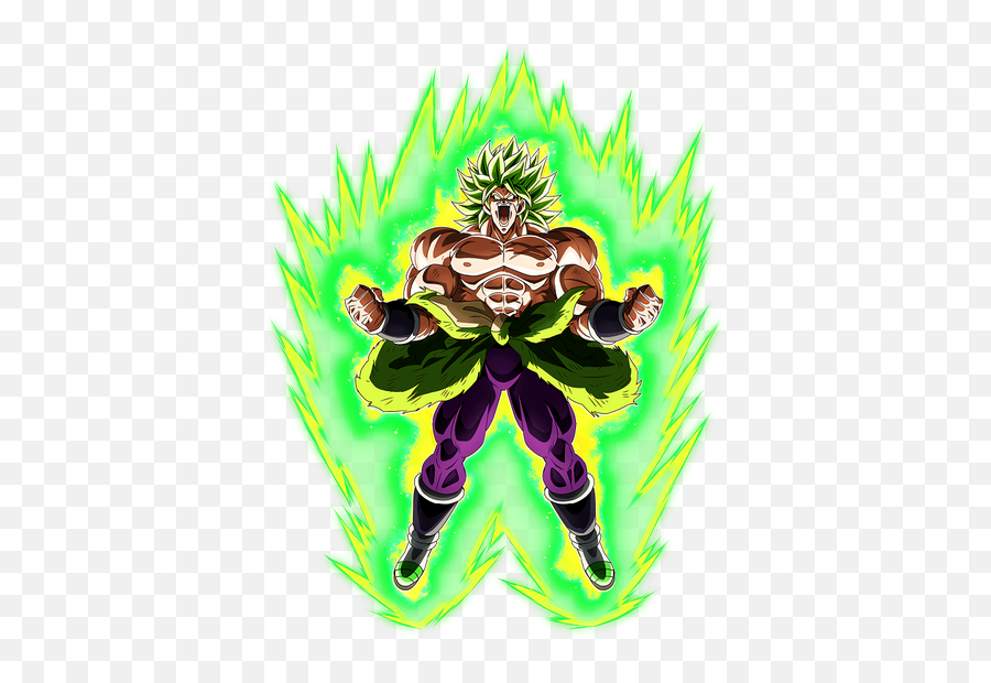 Library Of Dragon Ball Super Broly Clip Art Black And White - Full Power Super Saiyan Broly Png,Dragon Ball Logo Png