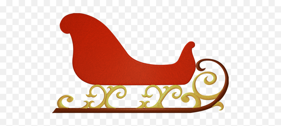 Santas Sleigh - Solid Png,Santa Sleigh Transparent