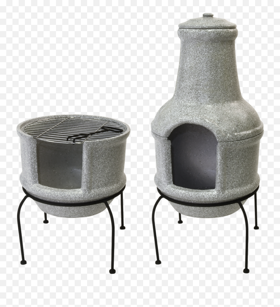 Bbq Ceramic Concretelook S - Terrassenofen Ton Png,Firepit Png