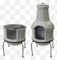 Bbq Ceramic Concretelook S - Terrassenofen Ton Png,Firepit Png
