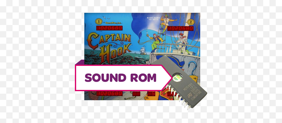 Captain Hook Sound Rom - Horizontal Png,Captain Hook Png