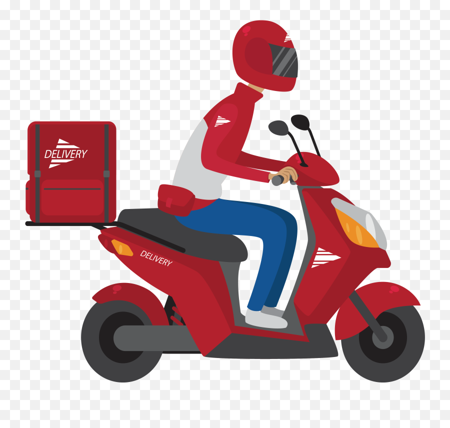 Paris Clipart Scooter - Moto Entrega Png Desenho,Moto Moto Png