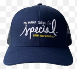 Bubba Gump Mama Says Cap - For Baseball png